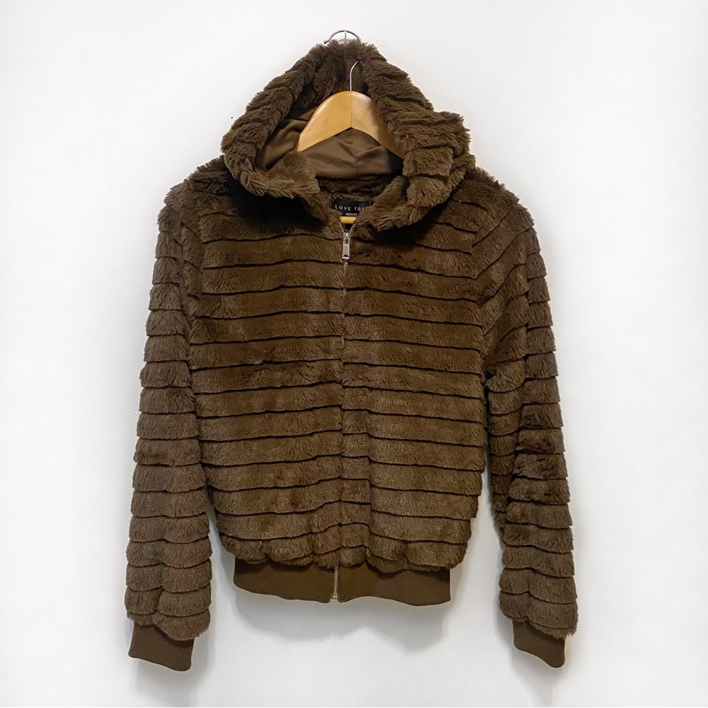 Faux Fur Bomber Jacket